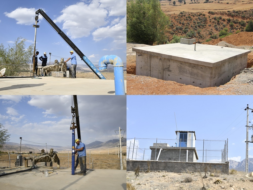 بهره مندی روستاهای بخش چهاردانگه ساری از آب شرب سالم