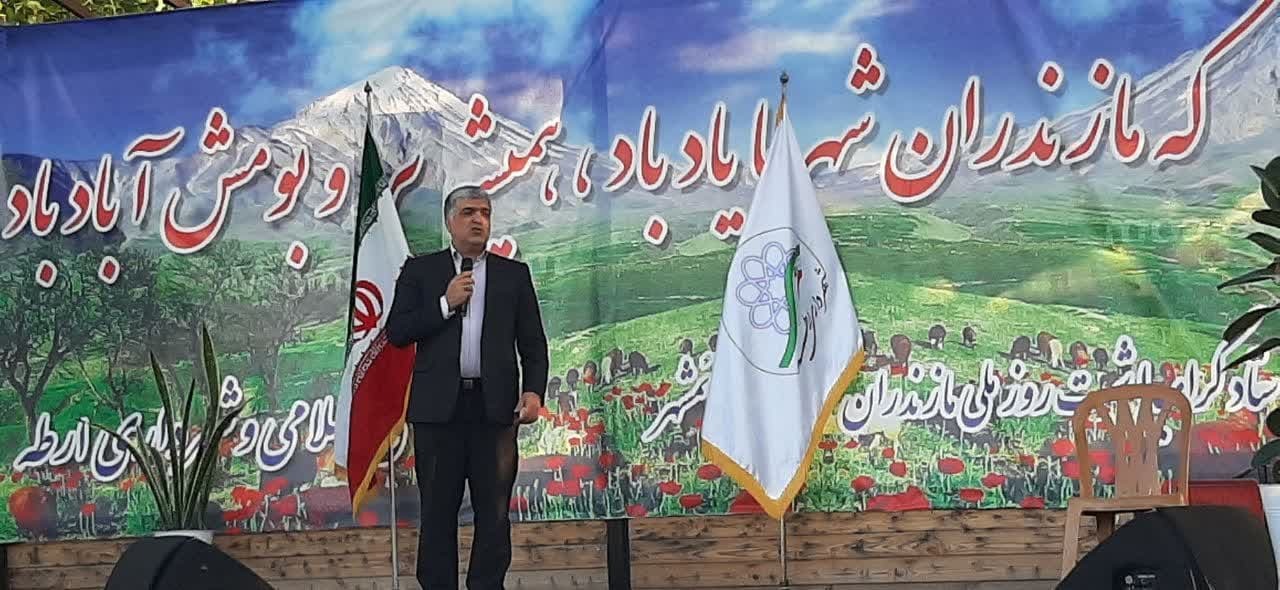 برگزاری جشنواره پاسداشت هفته ملی مازندران در شهر ارطه