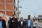 بازدید دادستان و شهردار و رئیس آبفا و معاونت عمرانی شهرداری قائمشهر در خصوص تملک املاک جنب زیرگذر قائم محله