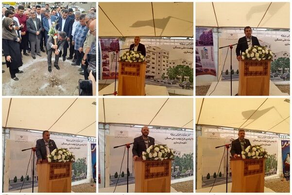 پروژه ۴۸۶ واحدی طرح نهضت ملی مسکن ساری کلنگ‌زنی شد