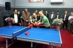بزرگترین سالن تخصصی تنیس روی میز شمال کشور در بابل به بهره برداری رسید