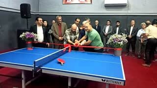 بزرگترین سالن تخصصی تنیس روی میز شمال کشور در بابل به بهره برداری رسید