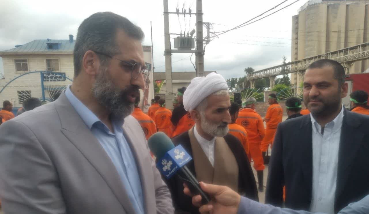 سیاه پوش شدن مازندران برای عزاداری محرم با اجرای طرح علمداران خدمت