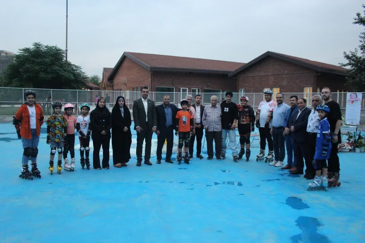 بهره برداری ازپیست اسکیت ورزشکاران اوتیسم در ساری