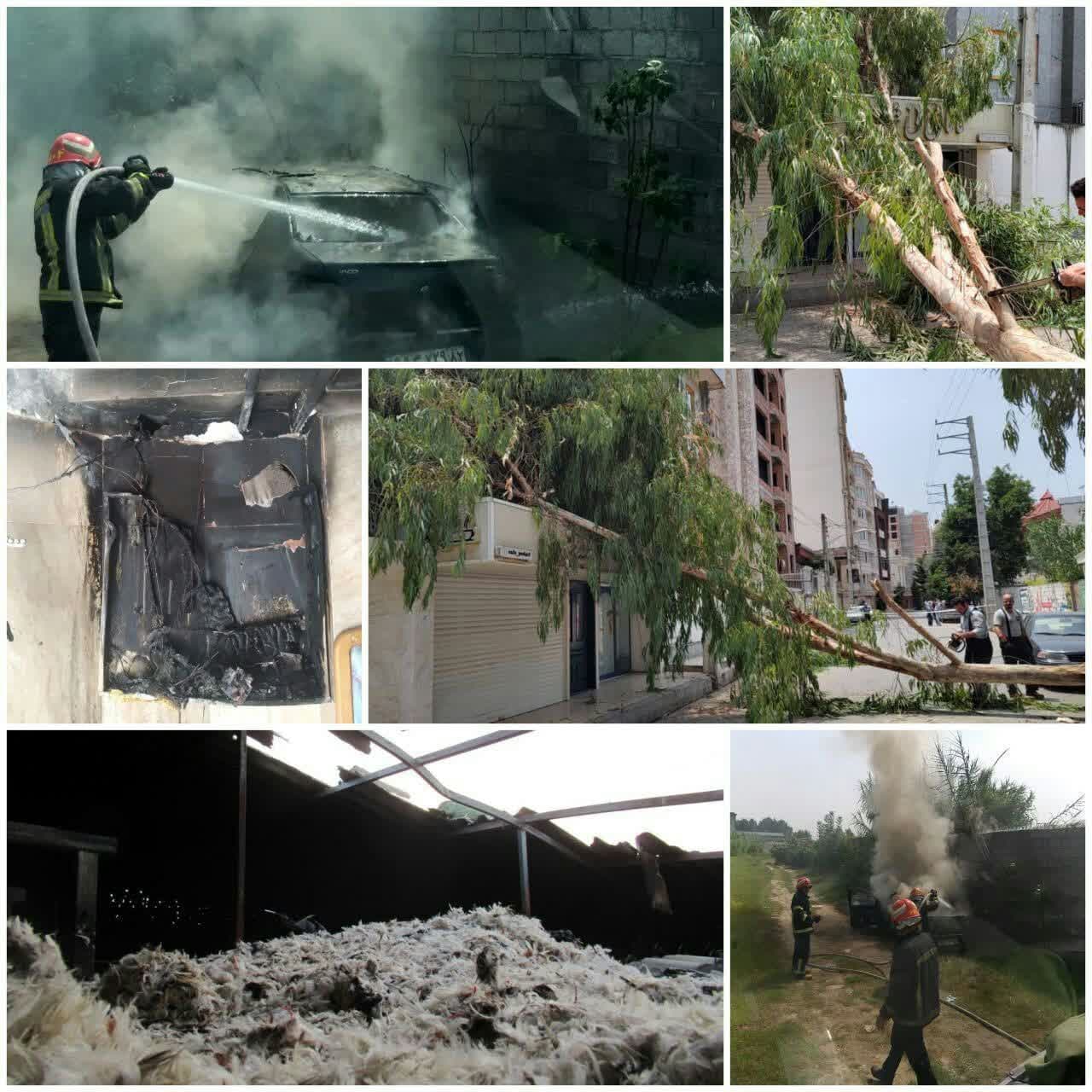 وقوع ۱۳ مورد حادثه طی ۲۴ ساعت گذشته در بابل