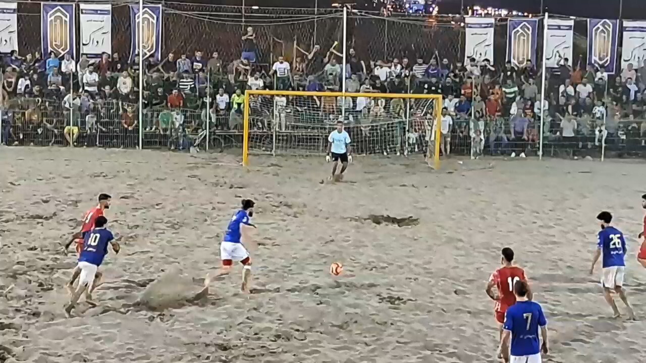 نوشهری‌ها برنده دربی فوتبال ساحلی مازندران