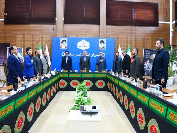 انتخاب هیات رئیسه شورای اسلامی شهر ساری