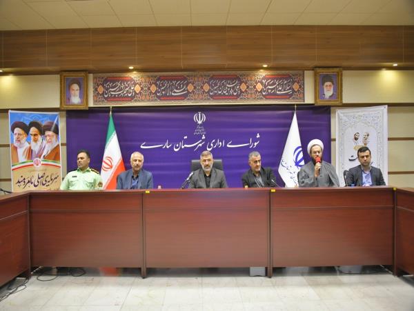 حضور شهردار مرکز استان در جلسه شورای اداری شهرستان ساری