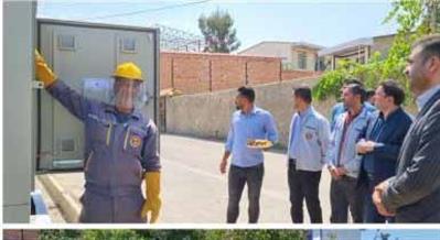 بهره برداری از ۱۰ پروژه برق رسانی در شهرستان بهشهر