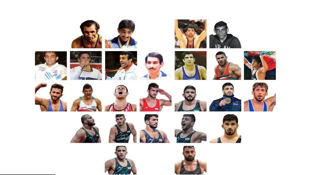 کشتی گیران مازندرانی و کسب پنجاه مدال رنگارنگ تاریخ کشتی آزاد بزرگسالان جهان