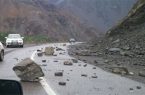 هشدار ریزش سنگ در محورهای کوهستانی استان مازندران