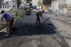 عملیات ترمیم روکش آسفالت معابر داخلی ۷ شهرک و ناحیه صنعتی مازندران اجرا شد