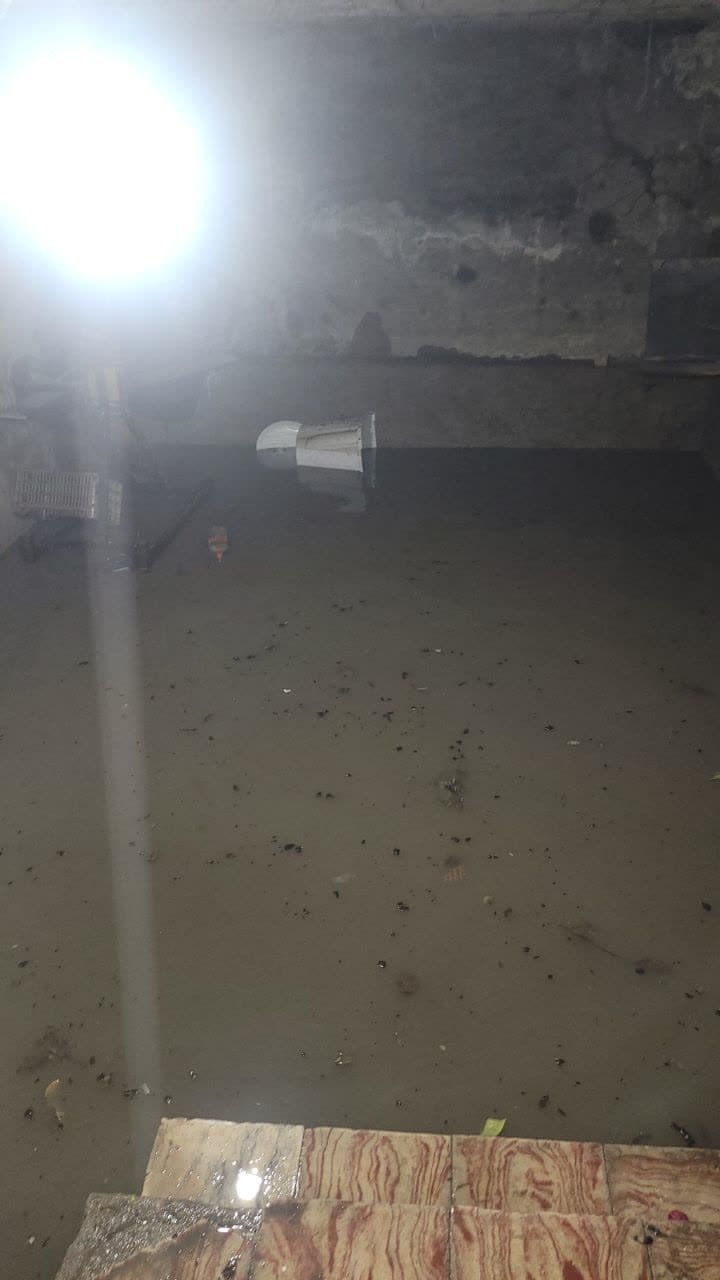 خسارت سیل به خانه‌های شهری و تاسیسات برقی آمل