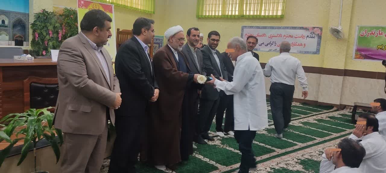 آزادی ۳۶ مددجوی زندانی در قائم شهر