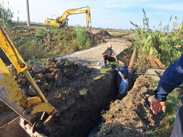 تجهیز بیش از ۳۰۰ هکتار شالیزار ساری به سامانه نوین آبیاری