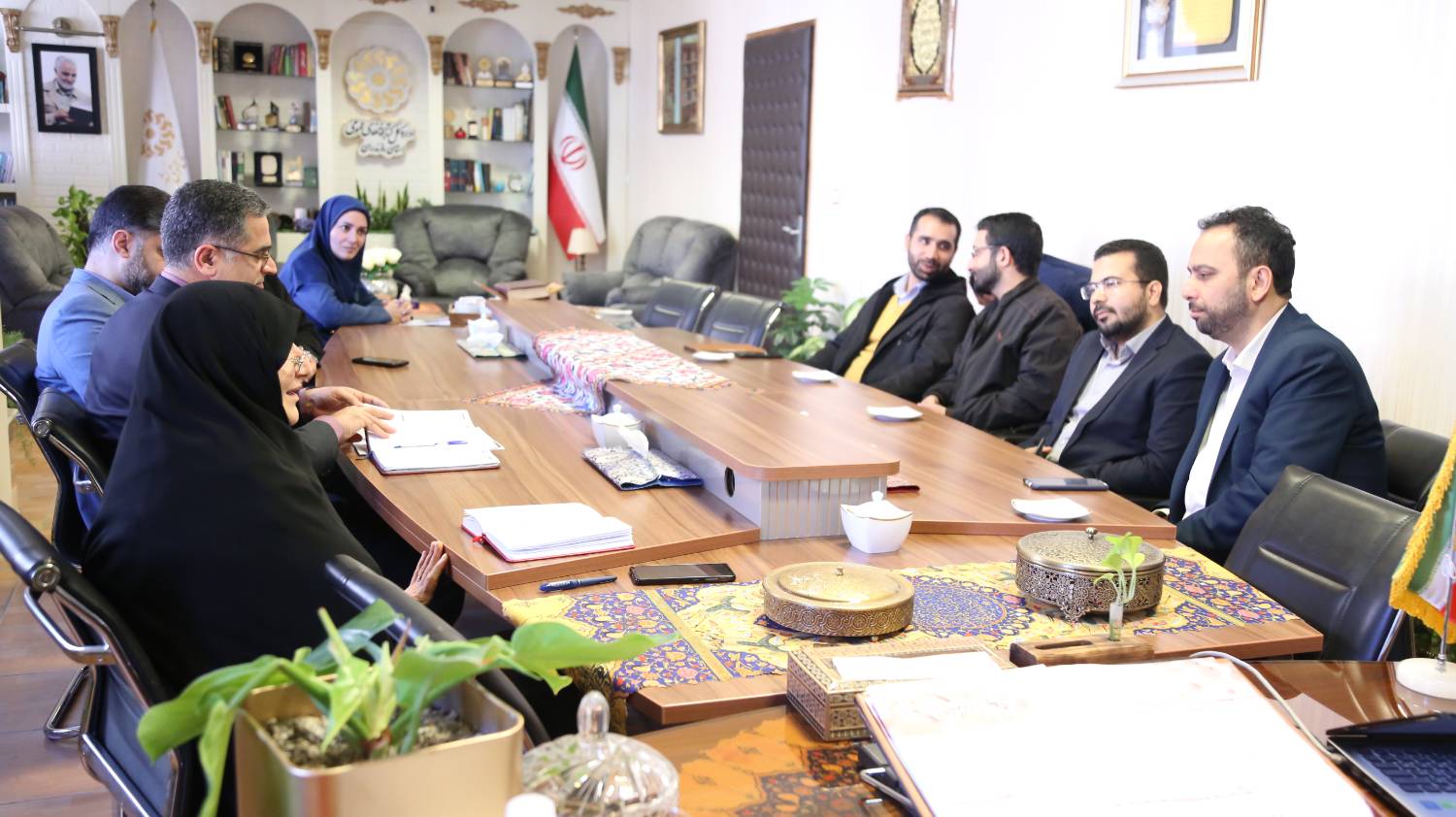 دیدار مدیرکل فرهنگ و ارشاد اسلامی مازندران با مدیرکل کتابخانه‌های عمومی