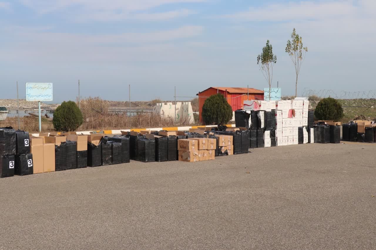 کشف محموله بزرگ قاچاق دخانیات در دریای مازندران