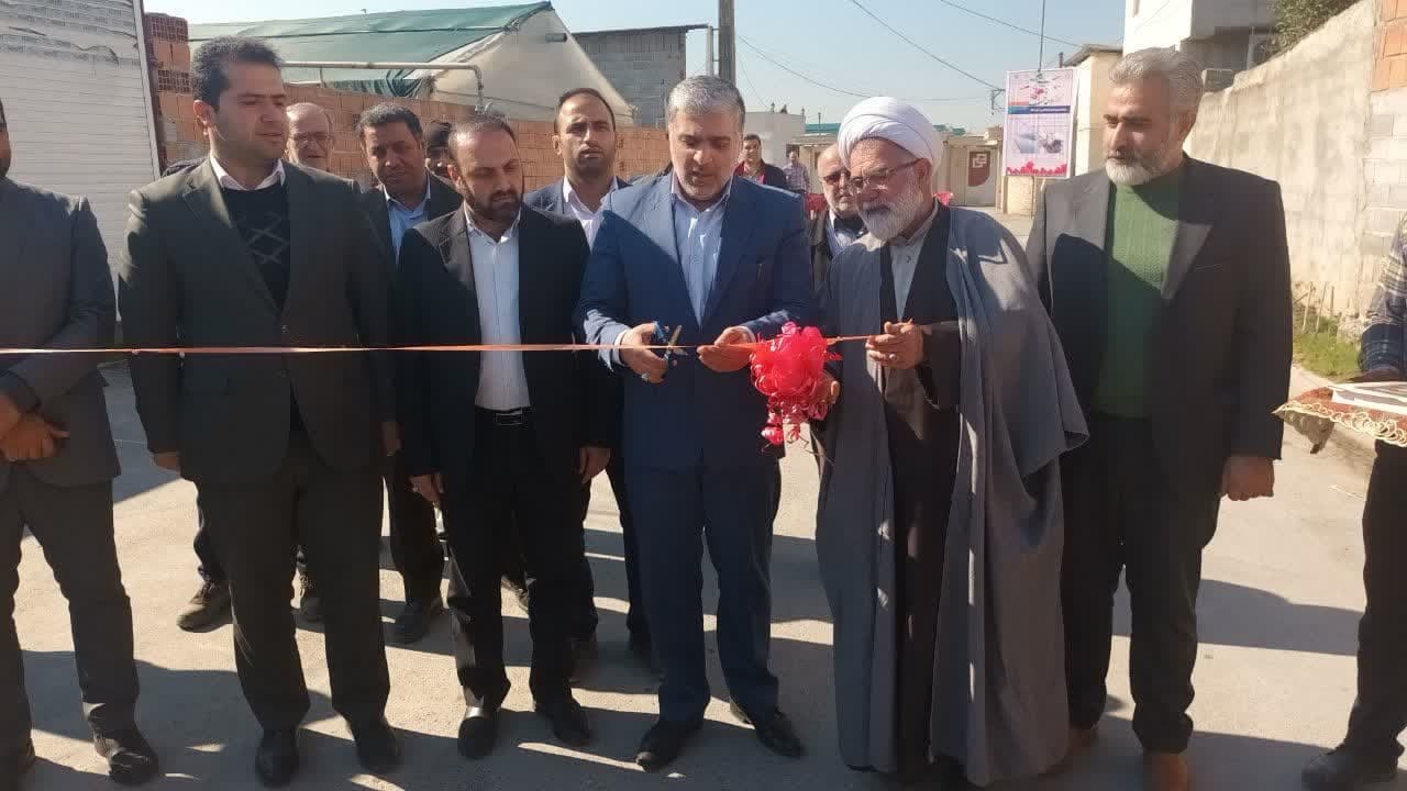 افتتاح ۷ پروژه عمرانی و آموزشی در قائم شهر