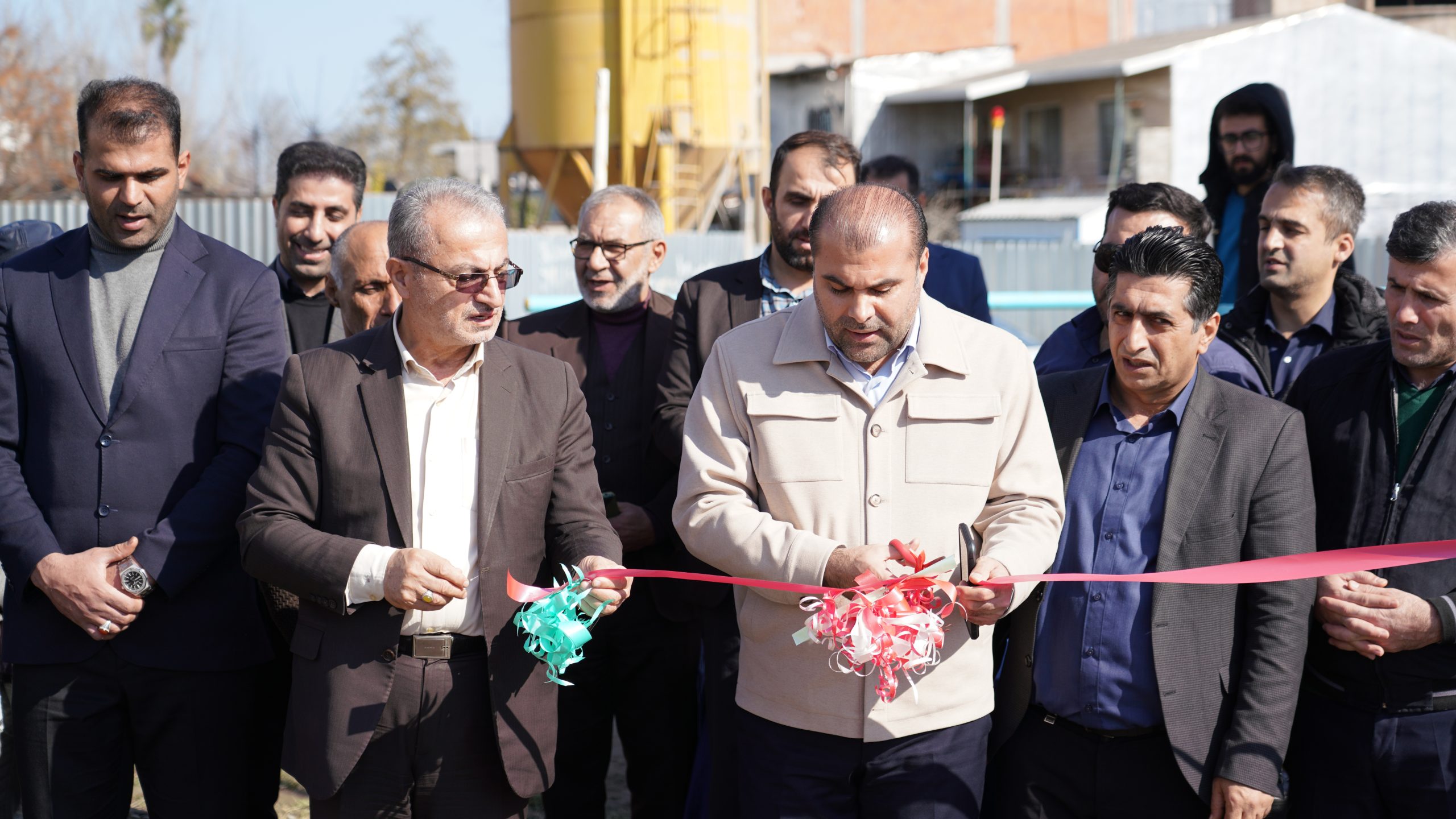 افتتاح دیواره سنگی حفاظتی گتهرود شهر محمودآباد