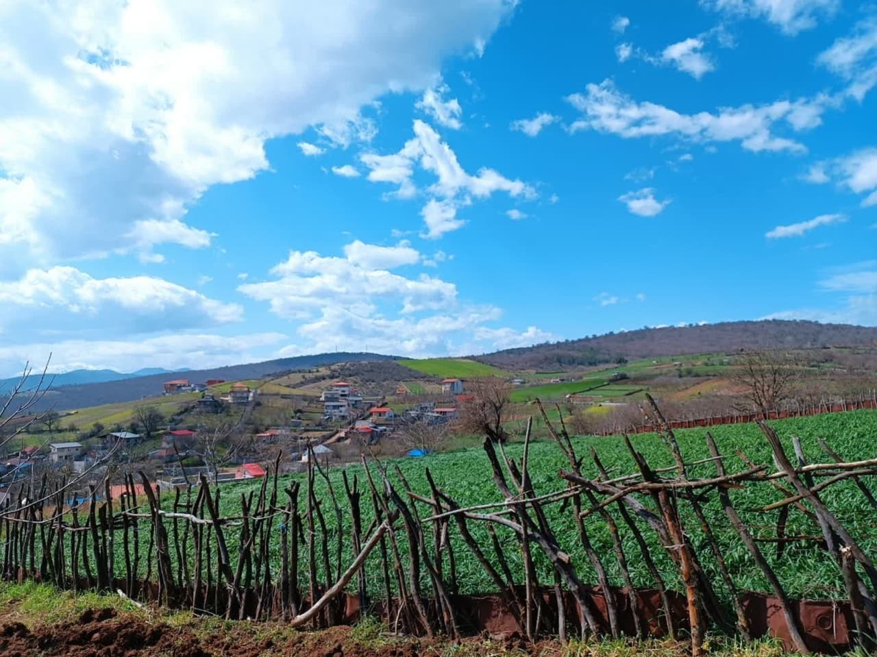 آسمان صاف و نیمه ابری در مازندران